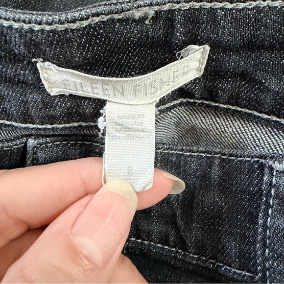 Eileen Fisher Black Ankle Jeans - Picture 9 of 12